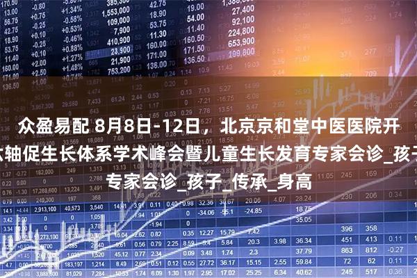 众盈易配 8月8日-12日，北京京和堂中医医院开启CMI中医六轴促生长体系学术峰会暨儿童生长发育专家会诊_孩子_传承_身高