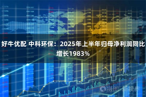 好牛优配 中科环保：2025年上半年归母净利润同比增长1983%